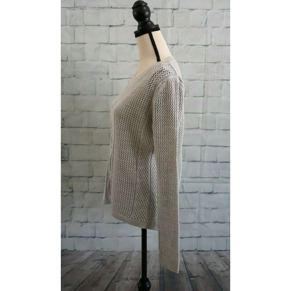 Rubbish Knit Pullover Women's Sweater Gray  Small - Picture 5 of 5